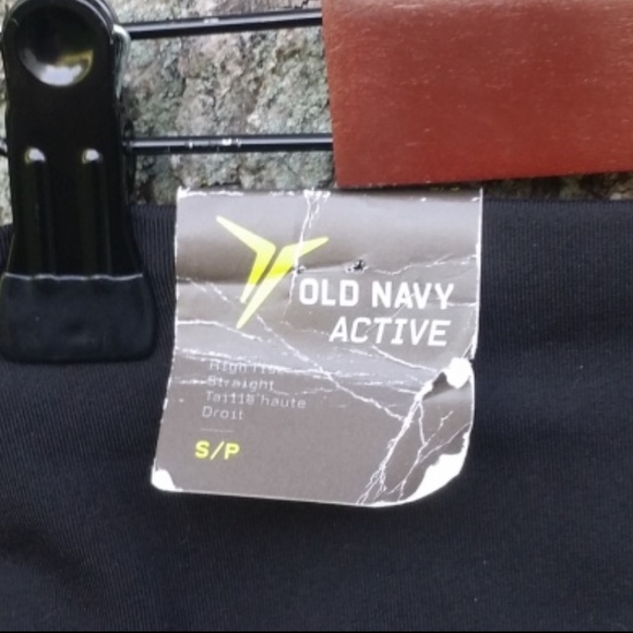 OLD NAVY Black Active Pants NWT S/P - Picture 4 of 5
